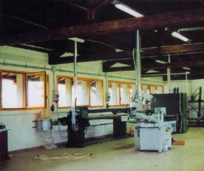 La falegnameria della Cooperativa all