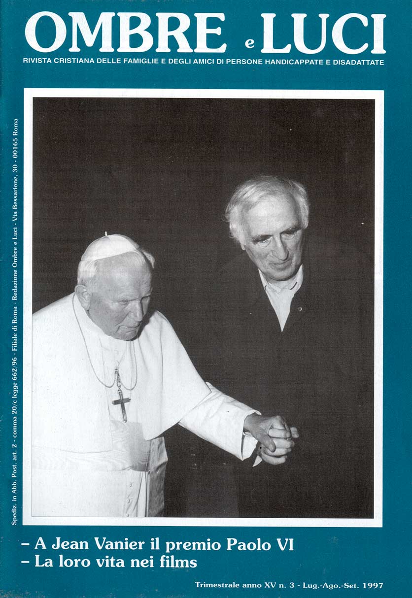 Copertina N.59 – Jean Vanier premio Paolo VI - La loro vita nei film
