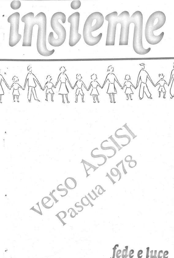 Copertina N.17 – Insieme n. 17 – Bollettino Fede e Luce – Assisi 1978