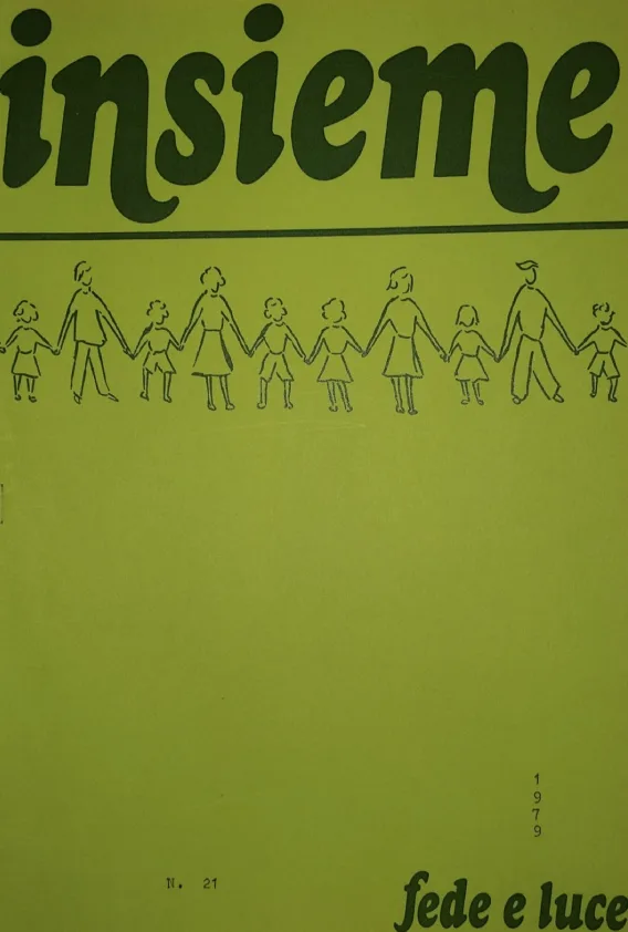 Copertina N.21 – Insieme n. 21 – Bollettino Fede e Luce – 1979