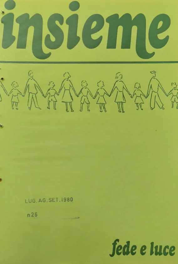 Copertina N.26 – Insieme n. 26 – Bollettino Fede e Luce – 1980