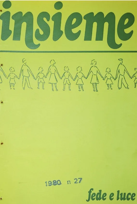 Copertina N.27 – Insieme n. 27 – Bollettino Fede e Luce – 1980