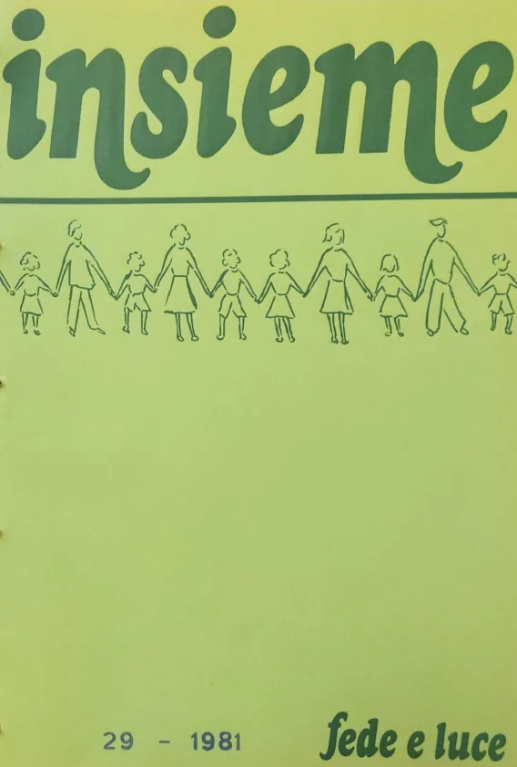 Copertina N.29 – Insieme n. 29 – Bollettino Fede e Luce – 1981