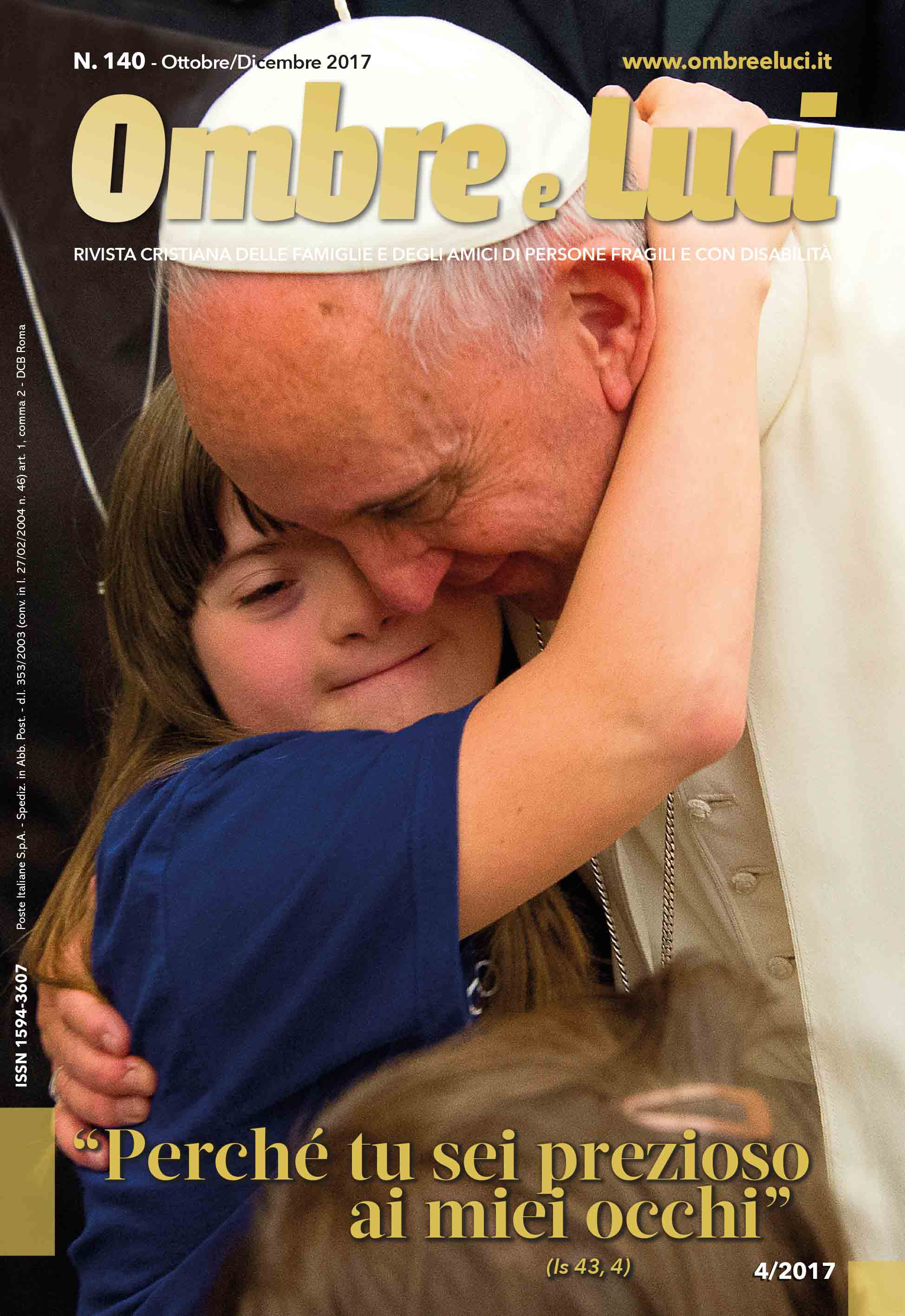 Copertina N.140 – Perché tu sei prezioso ai miei occhi