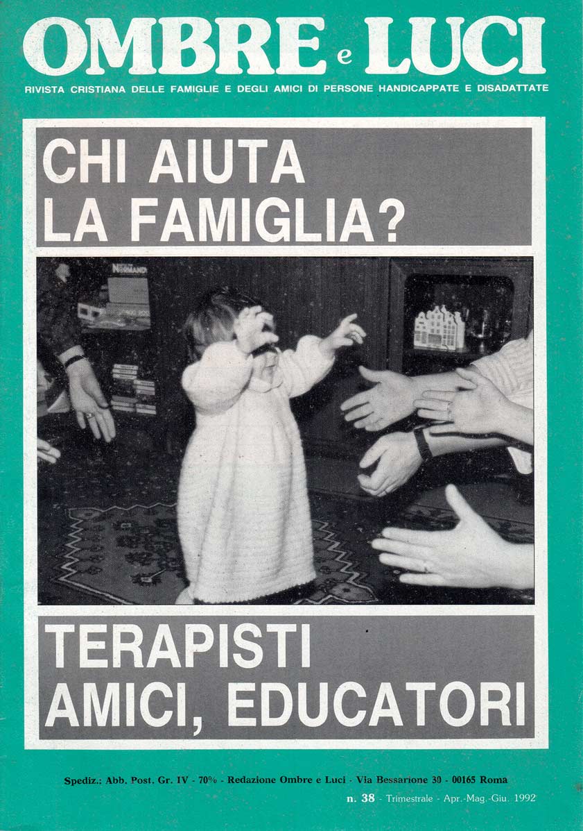 Copertina N.38 – Chi aiuta la famiglia? Terapisti, amici, educatori