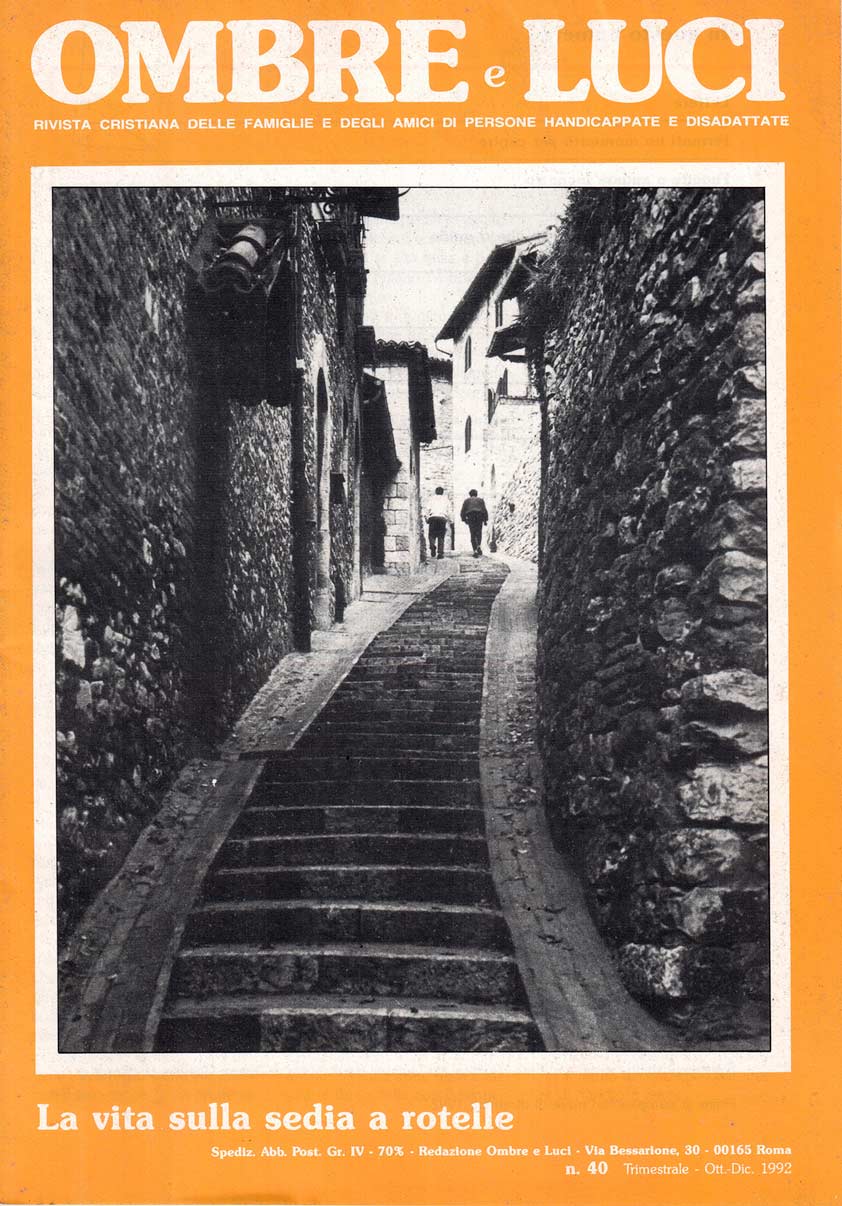 Copertina N.40 – La vita sulla sedia a rotelle